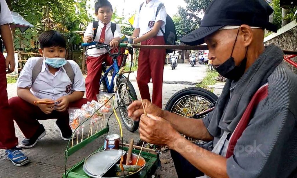 Penjual Gulali di Jakarta